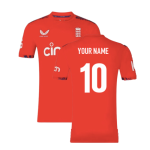 2024 England Cricket T20 Replica Short Sleeve Tee
