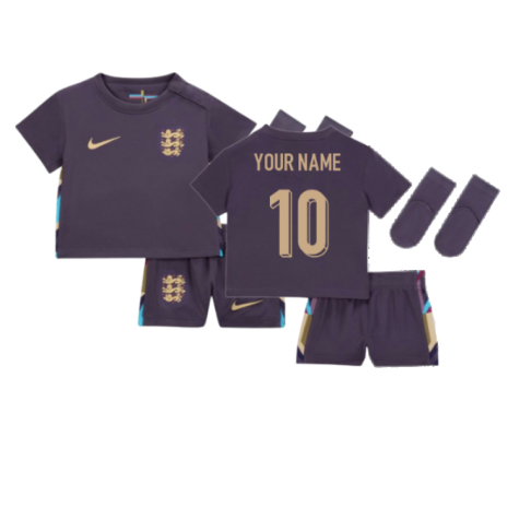2024-2025 England Away Baby Kit (Your Name)