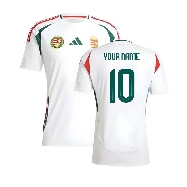2024-2025 Hungary Away Shirt (Your Name)