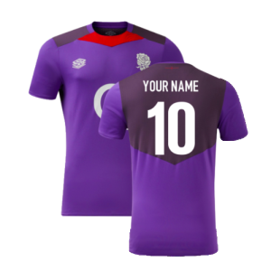 2024-2025 England Rugby Gym Tee (Violet) - Kids
