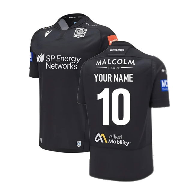2024-2025 Glasgow Warriors Rugby Home Shirt (Kids) (Your Name)