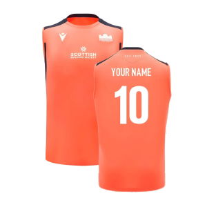 2024-2025 Edinburgh Rugby Sleeveless Jersey (Orange)