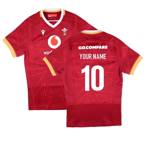 2024-2025 Wales Rugby Home Pathway Slim Fit Shirt (Womens) (Your Name)