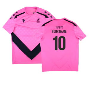 2024-2025 Cardiff Blues Rugby Player Training Shirt (Pink)