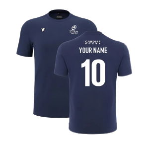 2024-2025 Cardiff Blues Rugby Cotton T-Shirt (Navy)