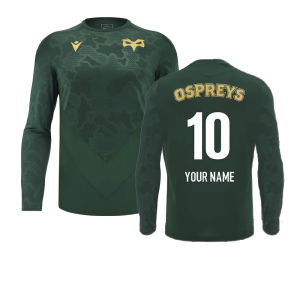 2024-2025 Ospreys Rugby LS Poly Training Shirt (Green)