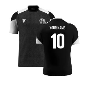 2024-2025 Barbarians Rugby Training Player Shirt (Black)