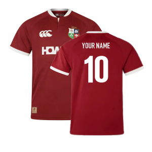 2025 British & Irish Lions Home Rugby Replica Jersey (Your Name)