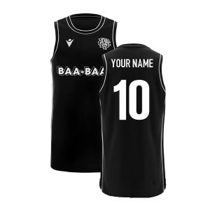 2024-2025 Barbarians Rugby Training Basketball Singlet (Black)