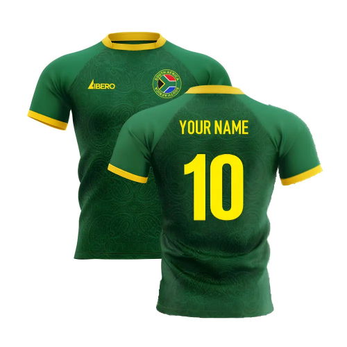 2024-2025 Springboks South Africa Home Rugby Shirt Womens (Your Name)