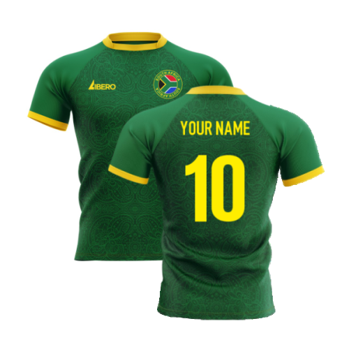 2024-2025 Springboks South Africa Home Rugby Shirt Womens (Your Name)