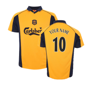 2000-2001 Liverpool Away Retro Shirt (Your Name)
