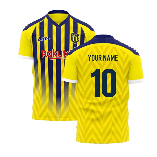 2024-2025 Rosario Central Home Concept Shirt (Libero) Adult Short Sleeve (Your Name)