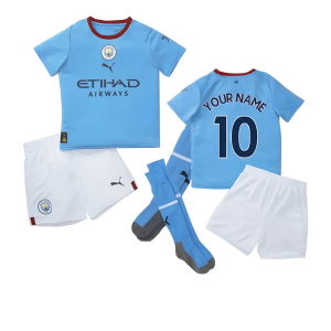 2022-2023 Man City Home Mini Kit (Your Name)