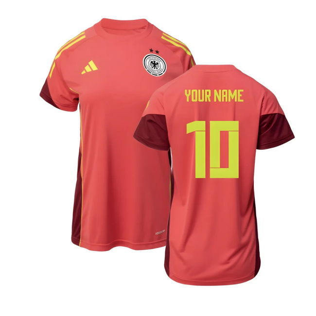2025-2026 Germany Training Shirt (Core Pink) - Womens (Your Name)