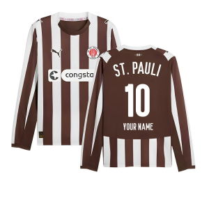 2025-2026 St Pauli Long Sleeve Home Shirt