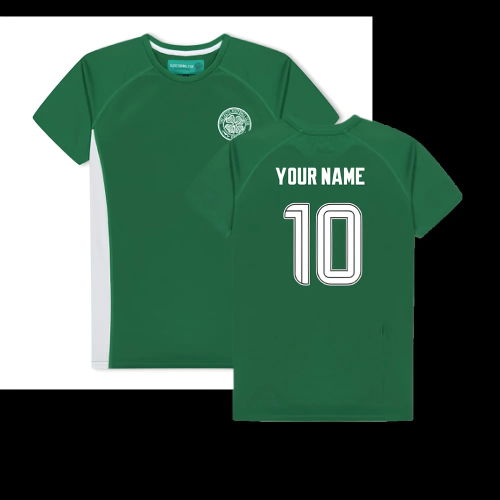 Celtic Poly T-shirt (Green) - Kids (Your Name)