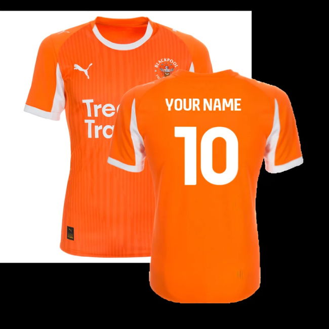 2025-2026 Blackpool Home Shirt (Your Name)