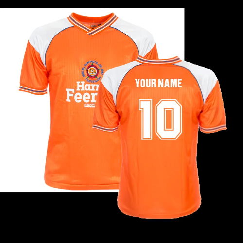 1987-1988 Blackpool Harry Feeney Centenary Shirt (Your Name)