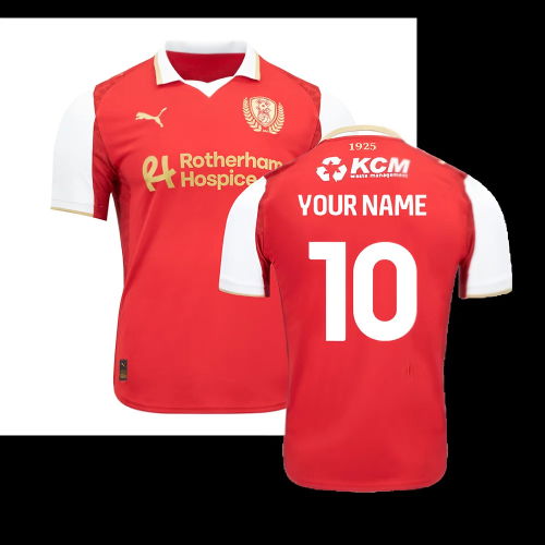 2025-2026 Rotherham United Home Shirt - Kids (Your Name)