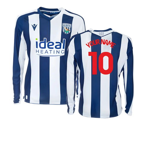 2025-2026 West Brom WBA Home Shirt LS (Your Name)