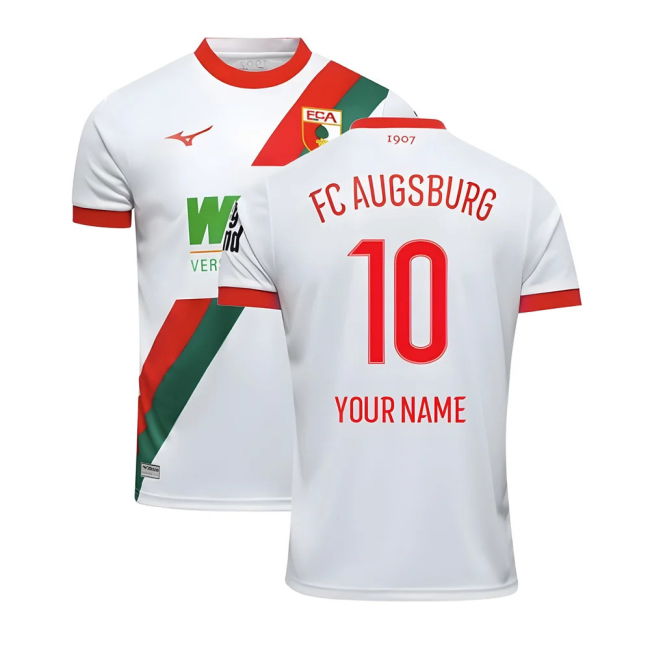 2025-2026 FC Augsburg Home Shirt (Kids) (Your Name)