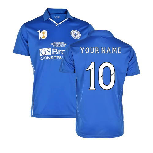 St Johnstone Scottish Cup 10th Anniversary Retro Shirt (Your Name)