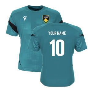 2025-2026 Northampton Saints Training Poly T-Shirt (Green)