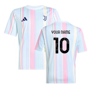 2025-2026 Juventus Pre-Match Shirt (White) - Kids