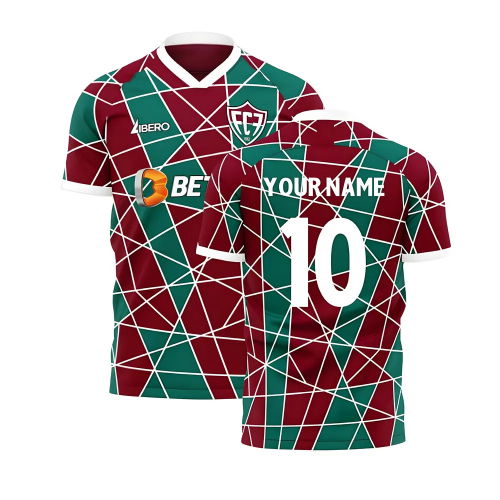 2025-2026 Fluminense Home Concept Shirt Adult Short Sleeve (Your Name)