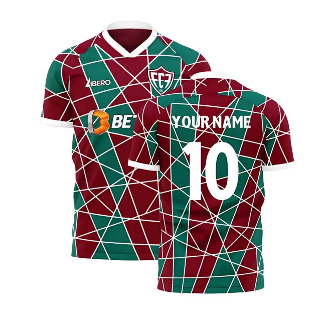 2025-2026 Fluminense Home Concept Shirt Adult Short Sleeve (Your Name)