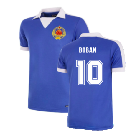Yugoslavia 1980 Retro Football Shirt (Boban 10)