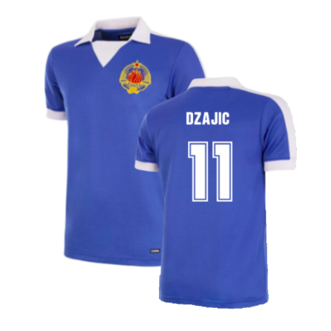 Yugoslavia 1980 Retro Football Shirt (Dzajic 11)