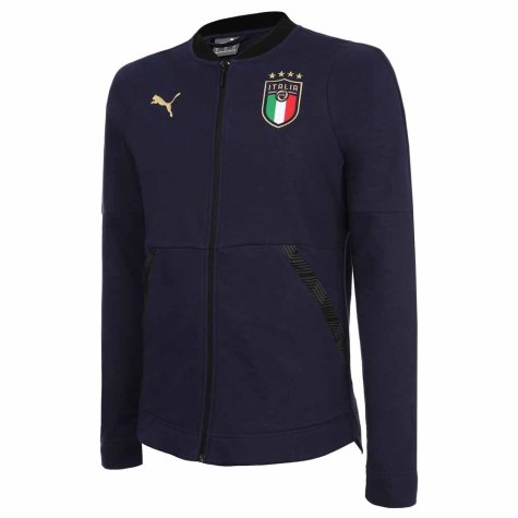 2020-2021 Italy Casuals Hoody Jacket (Peacot)
