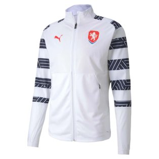 2020-2021 Czech Republic Stadium Jacket (White)