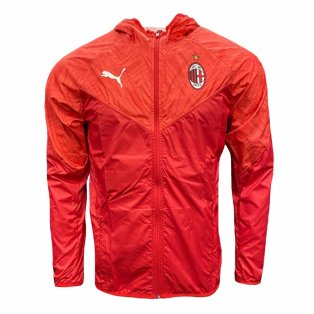 2020-2021 AC Milan Warmup Jacket (Red)