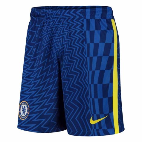 2021-2022 Chelsea Home Shorts (Blue) - Kids