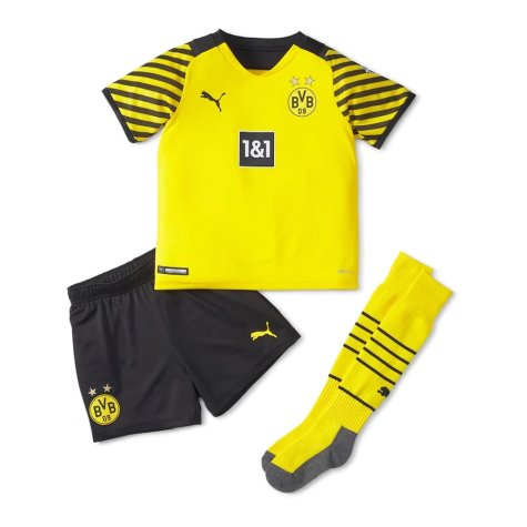 2021-2022 Borussia Dortmund Home Mini Kit