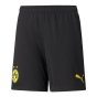 2021-2022 Borussia Dortmund Home Shorts (Black) - Kids