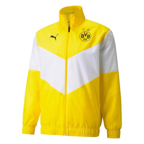 2021-2022 Borussia Dortmund Pre Match Jacket (Yellow)