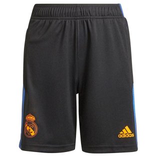 Real Madrid 2021-2022 Training Shorts (Black) - Kids