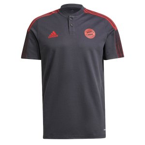 2021-2022 Bayern Munich Polo Shirt (Night Grey)
