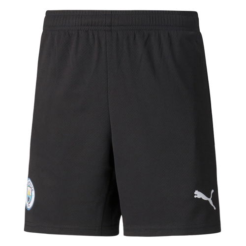 2021-2022 Man City Goalkeeper Shorts (Black) - Kids