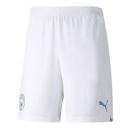 2021-2022 Man City Home Change Shorts (White)