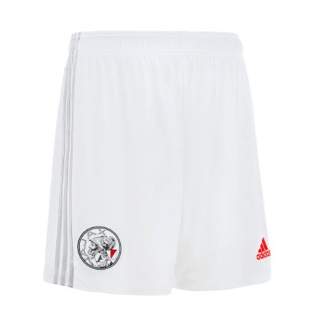 2021-2022 Ajax Home Shorts (White) - Kids