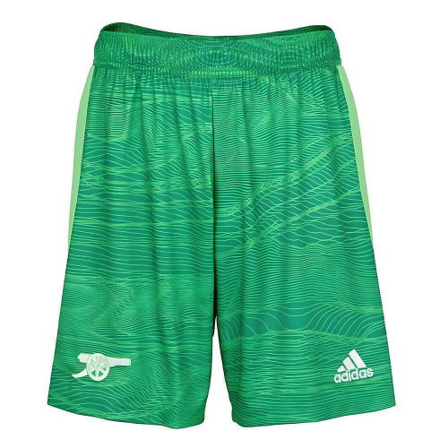 Arsenal 2021-2022 Home Goalkeeper Shorts (Solar Lime) - Kids