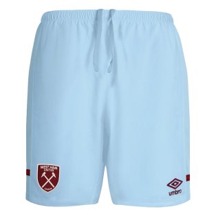 2021-2022 West Ham Away Shorts (Blue) - Kids