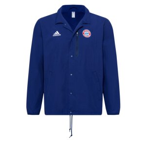 2021-2022 Bayern Munich Travel Coach Jacket (Dark Blue)