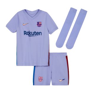 2021-2022 Barcelona Away Mini Kit (Kids)