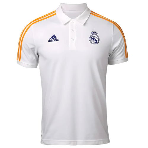 Real Madrid 2021-2022 3S Polo Shirt (White)